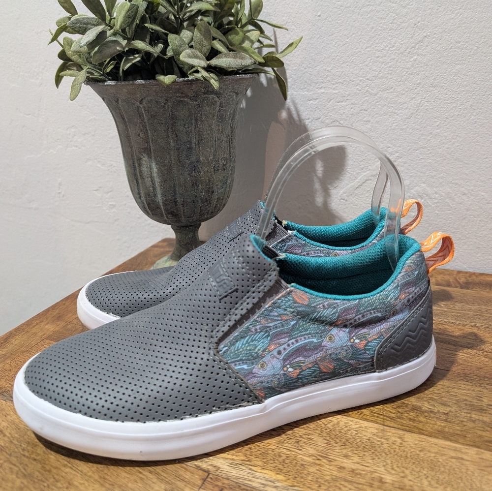 Xtra Tuf Women's Fishe®Wear Leather Sharkbyte Deck Shoe Size 8 Wide